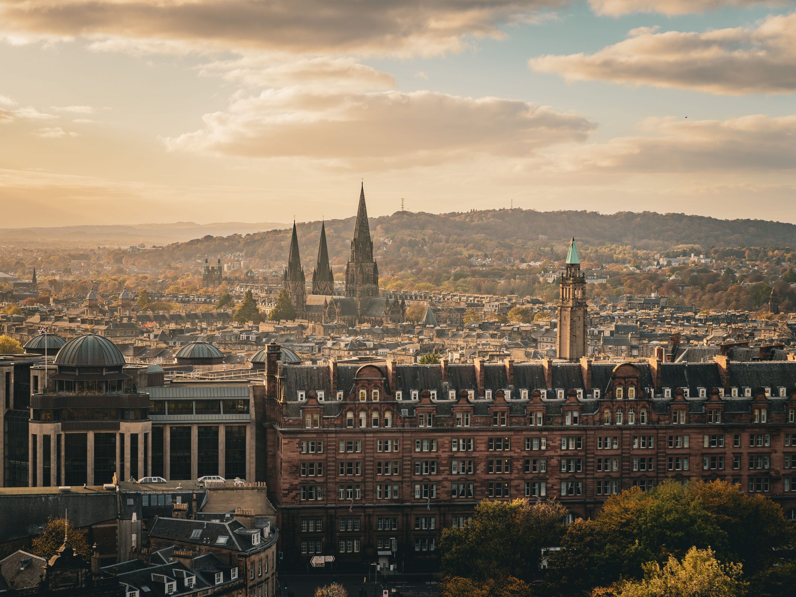 A city view of Aberdeen skyline